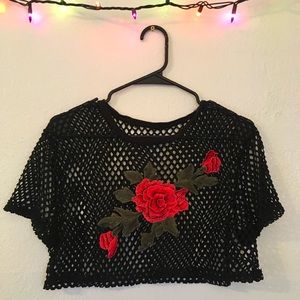 Rose Crop Top